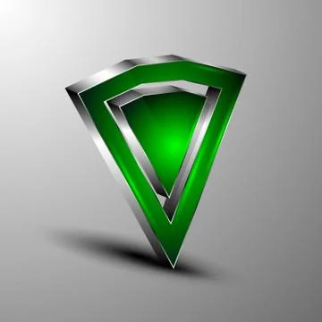 The vector 3d logo.Concept design Stock Illustration