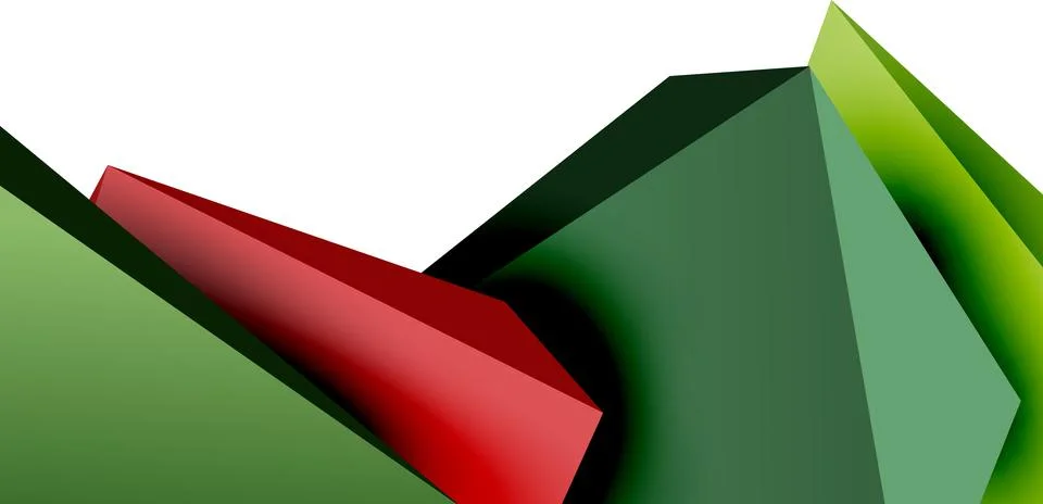 Vector 3d low poly triangle geometric design elements 스톡 일러스트