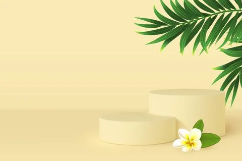 Vector 3d podium scene. Stock Illustration