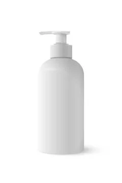 Vector 3D realistic blank plastic bottle for Liquid soap Stock Illustration