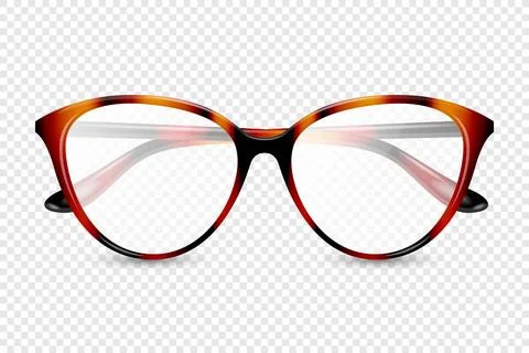 Vector 3d Realistic Leopard Round Frame Glasses Isolated. Sunglasses, Lens 스톡 일러스트