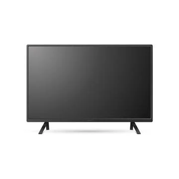 Vector 3d Realistic Modern TV Screen. Minimalistic Stylish Lcd Panel, Led TV Stock Illustration