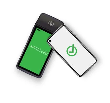 Vector 3D Realistic NFC Payment Terminal. Credit Card. Payment Machine. Template Stock Illustration