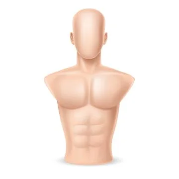 Vector 3d realistic punching bag - human body Stock-Illustration