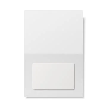Vector 3d Realistic White Guest Room, Plastic Hotel Apartment Keycard, ID Card Stock-Illustration