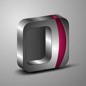 The vector 3d square for you design Stock-Illustration