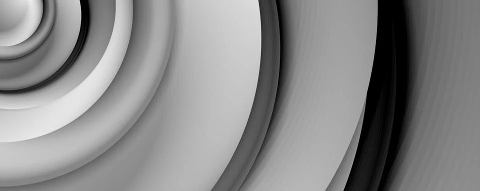 Vector 3d style abstract swirl circles, modern techno digital trendy abstract 스톡 일러스트