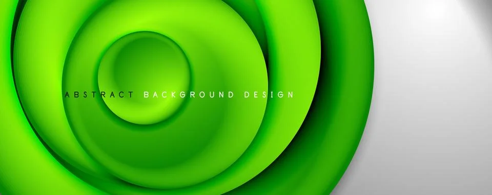 Vector 3d style abstract swirl circles, modern techno digital trendy abstract 스톡 일러스트