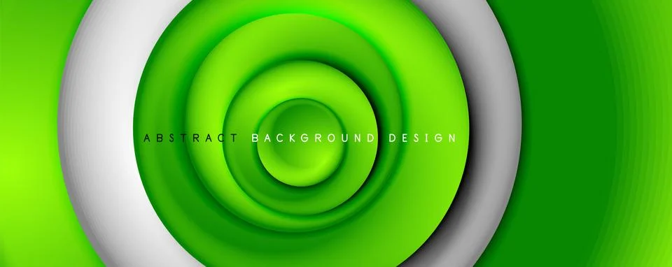 Vector 3d style abstract swirl circles, modern techno digital trendy abstract 스톡 일러스트