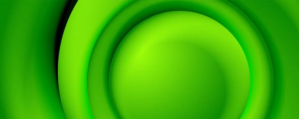 Vector 3d style abstract swirl circles, modern techno digital trendy abstract イラスト素材