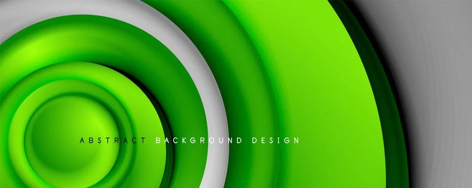 Vector 3d style abstract swirl circles, modern techno digital trendy abstract 스톡 일러스트