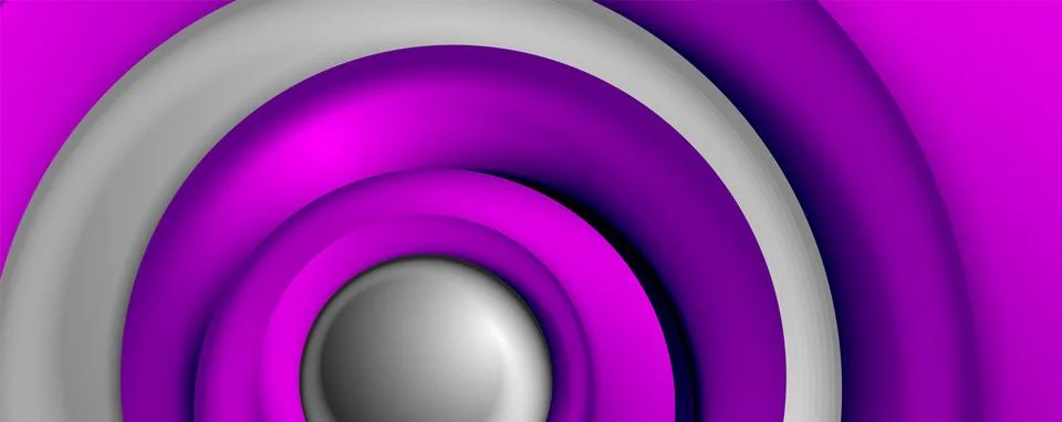Vector 3d style abstract swirl circles, modern techno digital trendy abstract 스톡 일러스트