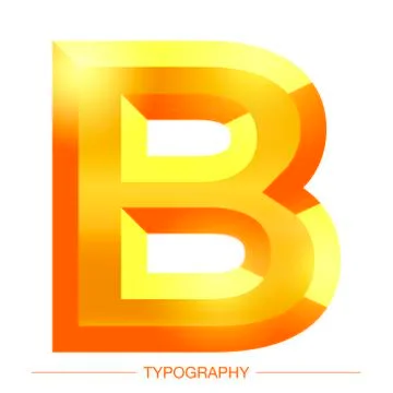 Vector 3D Sunshine letter bold style modern typography for decoration, logo Stock Illustration