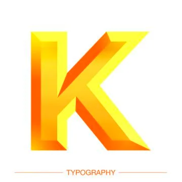 Vector 3D Sunshine letter bold style modern typography for decoration, logo Stock Illustration