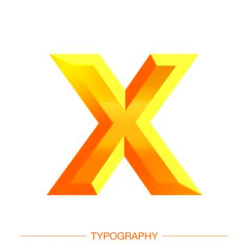Vector 3D Sunshine letter bold style modern typography for decoration, logo Stock Illustration