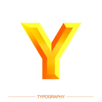 Vector 3D Sunshine letter bold style modern typography for decoration, logo Stock Illustration