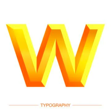 Vector 3D Sunshine letter bold style modern typography for decoration, logo Stock Illustration