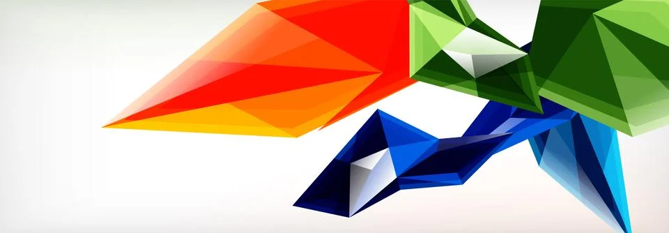 Vector 3d triangles and pyramids abstract background for business or technology イラスト素材