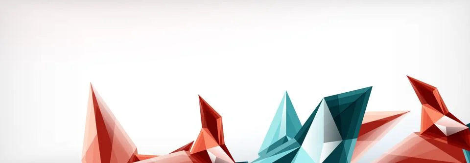 Vector 3d triangles and pyramids abstract background for business or technology イラスト素材
