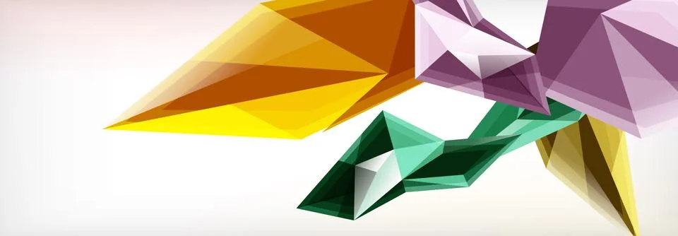 Vector 3d triangles and pyramids abstract background for business or technology イラスト素材