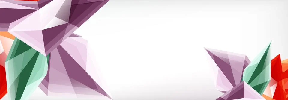 Vector 3d triangles and pyramids abstract background for business or technology Stock Illustration