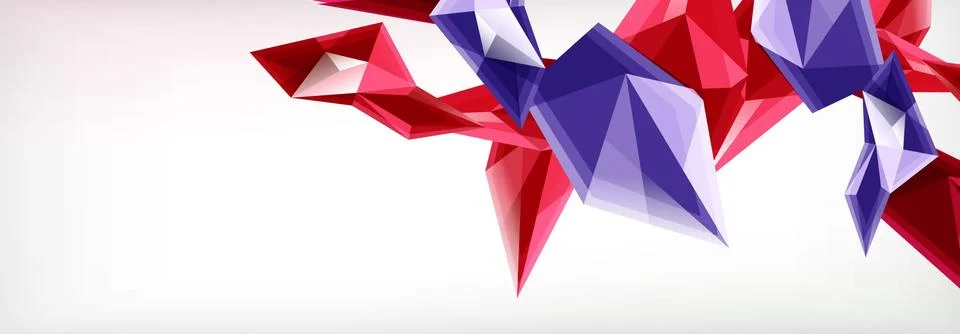 Vector 3d triangles and pyramids abstract background for business or technology イラスト素材