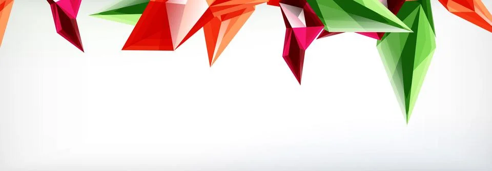 Vector 3d triangles and pyramids abstract background for business or technology 스톡 일러스트