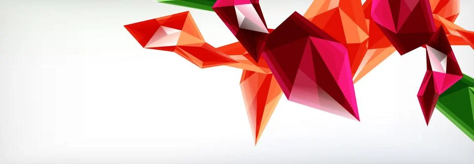 Vector 3d triangles and pyramids abstract background for business or technology イラスト素材