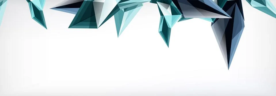 Vector 3d triangles and pyramids abstract background for business or technology イラスト素材