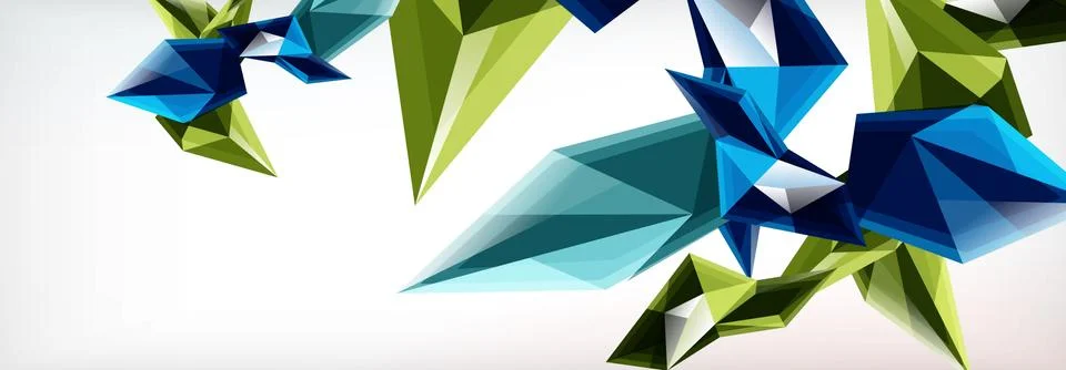 Vector 3d triangles and pyramids abstract background for business or technology イラスト素材