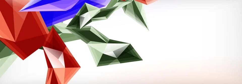 Vector 3d triangles and pyramids abstract background for business or technology イラスト素材