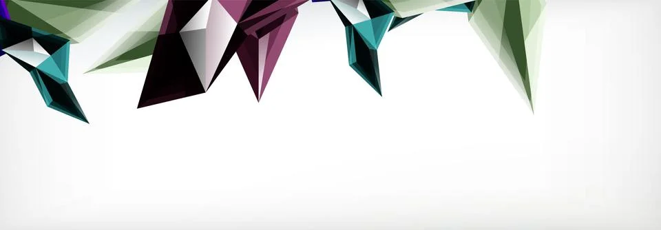 Vector 3d triangles and pyramids abstract background for business or technology イラスト素材