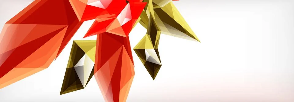 Vector 3d triangles and pyramids abstract background for business or technology イラスト素材