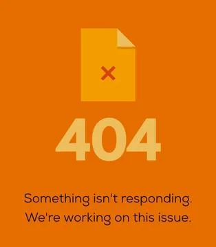 Vector 404 error for web Illustrazione stock