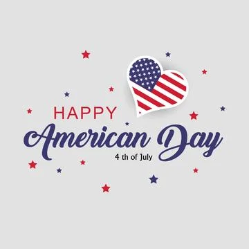 Vector 4th of July American independence day element Stock Illustration
