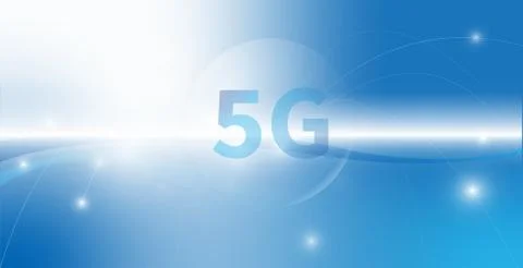 The  vector 5g  connection  for technology  content. Stock Illustration