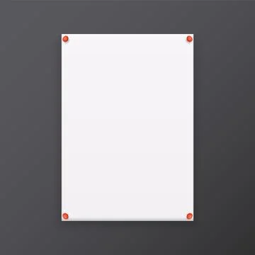 Vector A4 mockup Stock Illustration