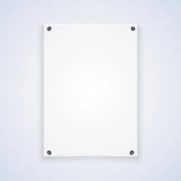 Vector A4 mockup isolated Stock Illustration