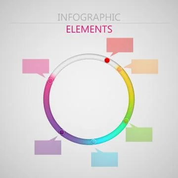 Vector abstract 3d paper infographic elements for print or web design. timeline 스톡 일러스트