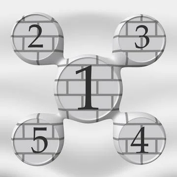 Vector abstract 3d paper infographic elements.Metaball infographics. 스톡 일러스트