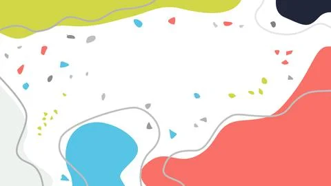 Vector abstract background with attractive colors. with lines and pebbles Stock Illustration
