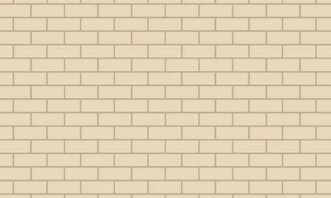 Vector abstract background of beige bricks Stock Illustration