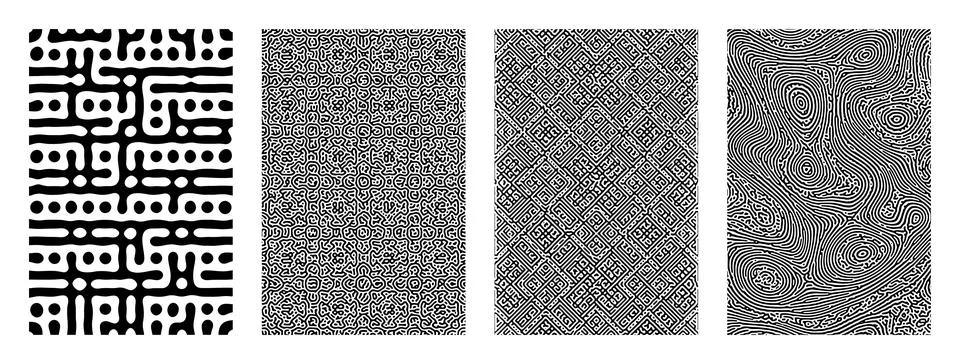 Vector abstract background bio diffusion. geometric texture Illustrazione stock