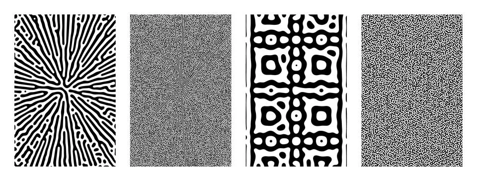 Vector abstract background bio diffusion. geometric texture Stock Illustration