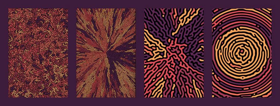 Vector abstract background bio diffusion. geometric Stock Illustration