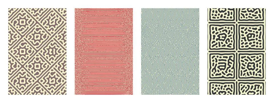 Vector abstract background bio diffusion. biological ornament Stock Illustration