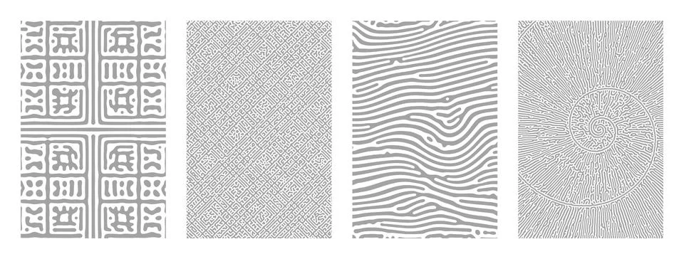 Vector abstract background bio diffusion. mask geometric Illustrazione stock