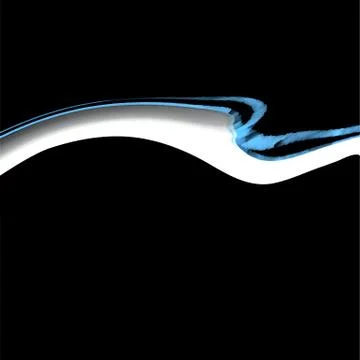 Vector abstract background black color with white blue line Stock Illustration