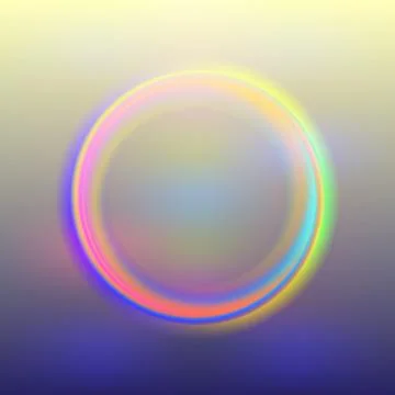 Vector abstract background with bright neon lighting circle Stock Illustration