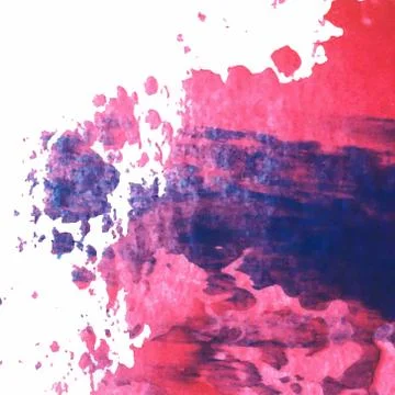 Vector abstract background brush stroke blue and pink hand drawn Stock Illustration